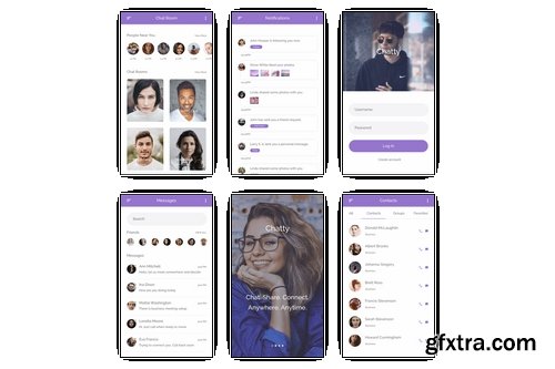 Chatty - Chatting & Sharing App for Sketch