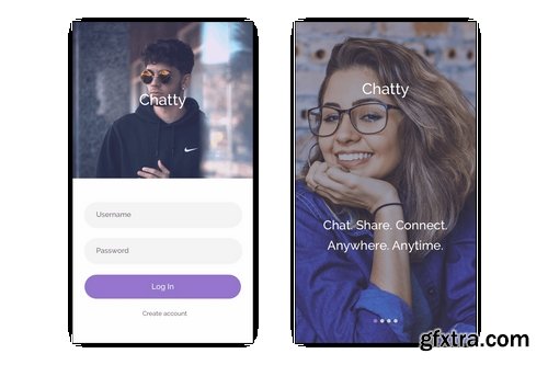 Chatty - Chatting & Sharing App for Sketch