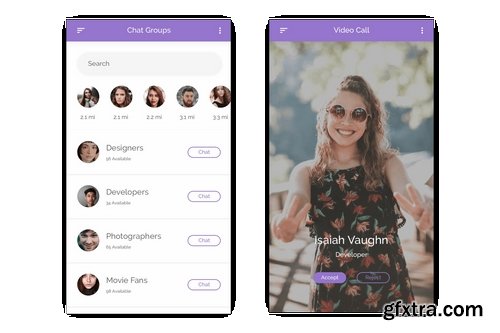 Chatty - Chatting & Sharing App for Sketch