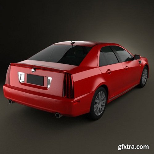 Cadillac STS 2010 3D Model