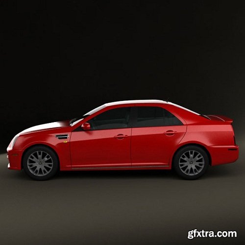 Cadillac STS 2010 3D Model