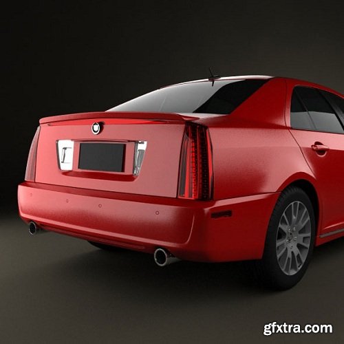 Cadillac STS 2010 3D Model