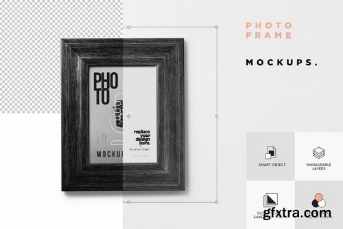 4 Wooden Frame Mockups