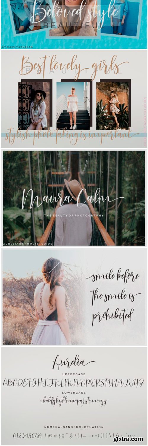 Aurelia Script Font