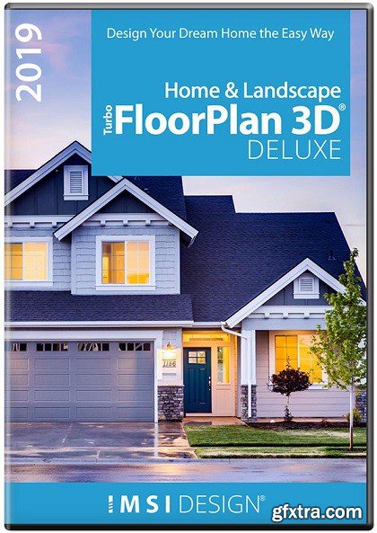 IMSI TurboFloorPlan Home and Landscape Deluxe 2019 v20.0