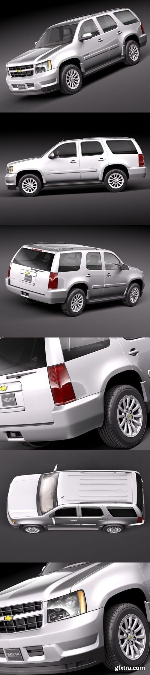 Chevrolet Tahoe Hybrid 2010 3D Model