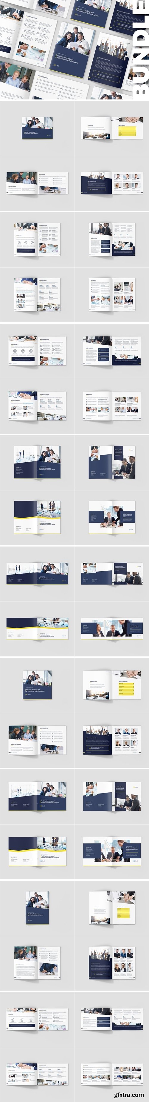 FinancBiz – Company Profile Bundle 3 in 1