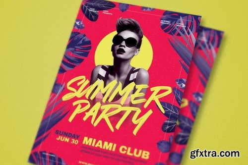 Tropical Summer Party Flyer