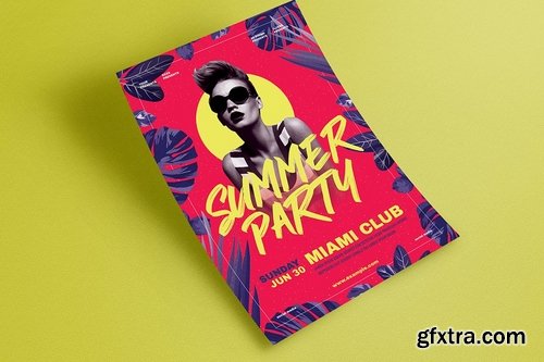 Tropical Summer Party Flyer