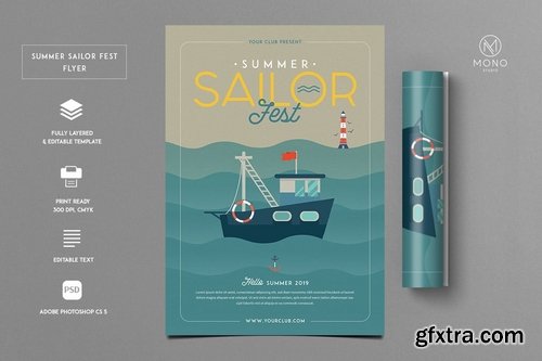 Summer Sailor Fest Flyer