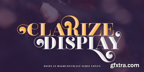 Clarize Display Font Family