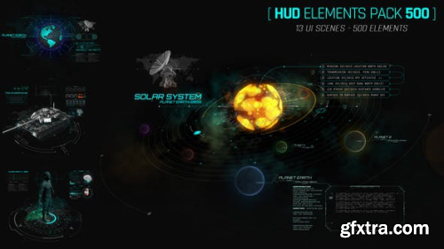 VideoHive Hud Elements Pack 22607750