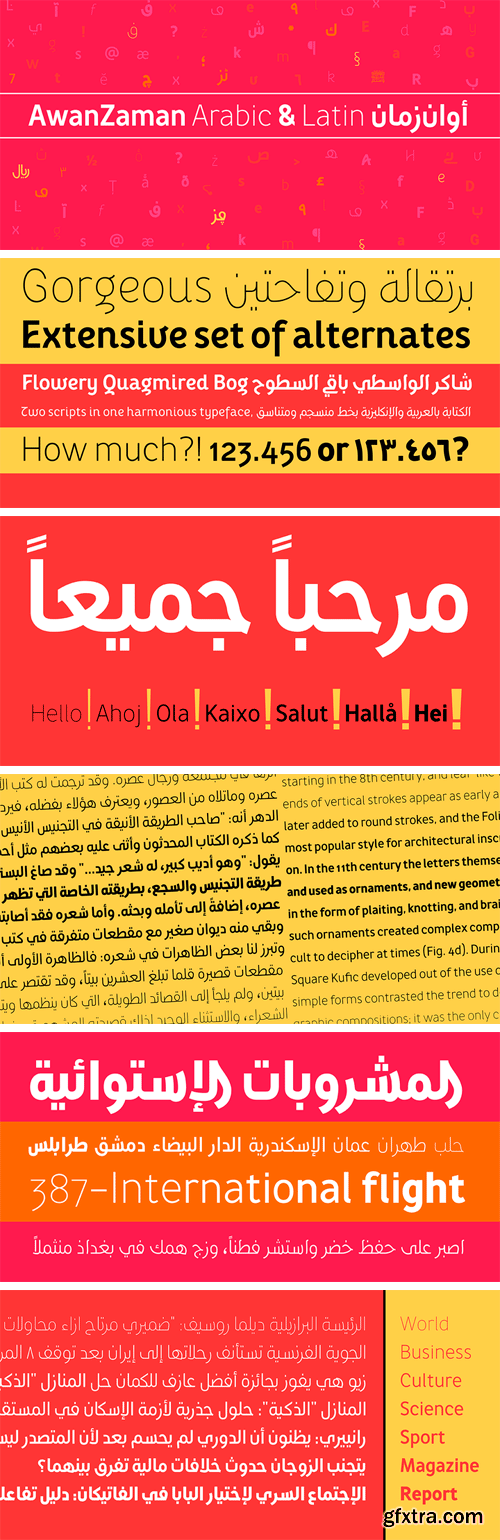 AwanZaman Font Family