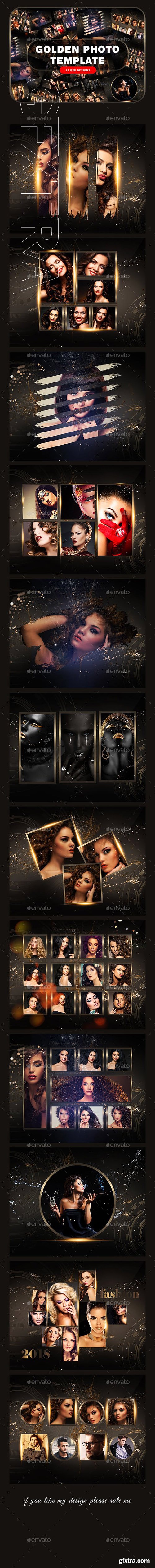 GraphicRiver - Golden Photo Frame Template 23817622