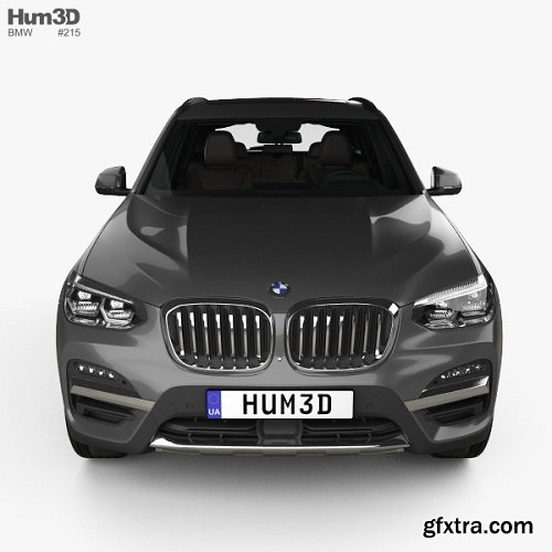 BMW X3 (G01) xLine with HQ interior 2018 3D model