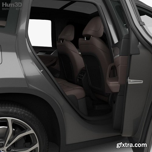 BMW X3 (G01) xLine with HQ interior 2018 3D model