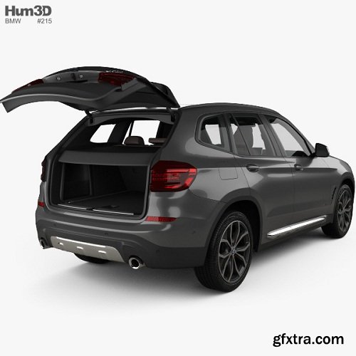 BMW X3 (G01) xLine with HQ interior 2018 3D model