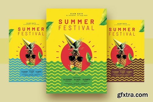 Summer Festival Flyer Design V-8