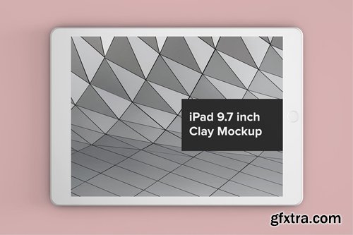 iPad Front Clay Mockup