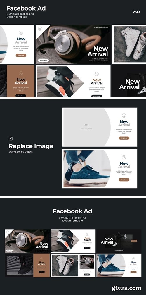 Facebook Ad Template Vol.1