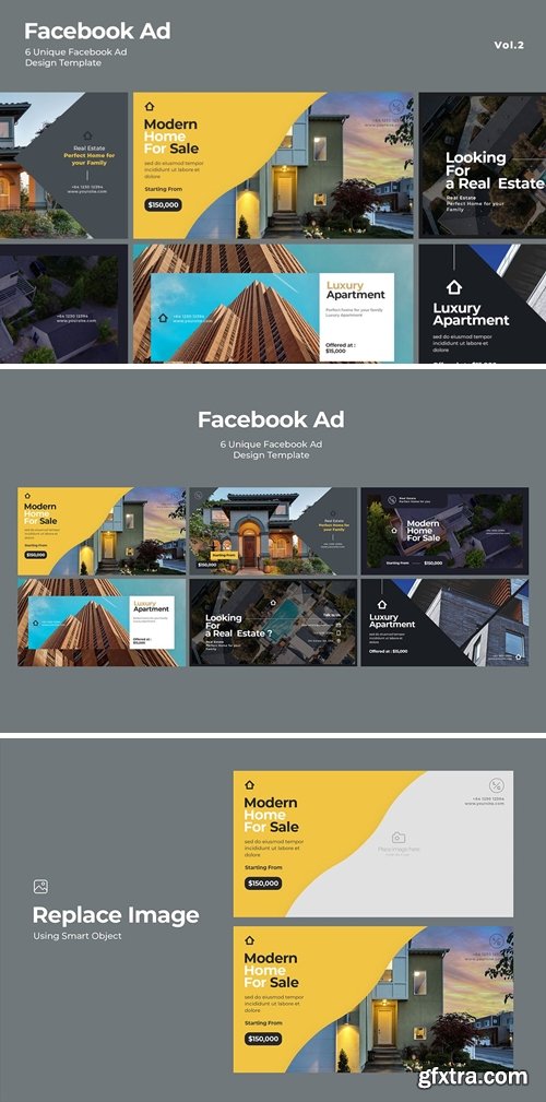 Facebook Ad Template Vol.2