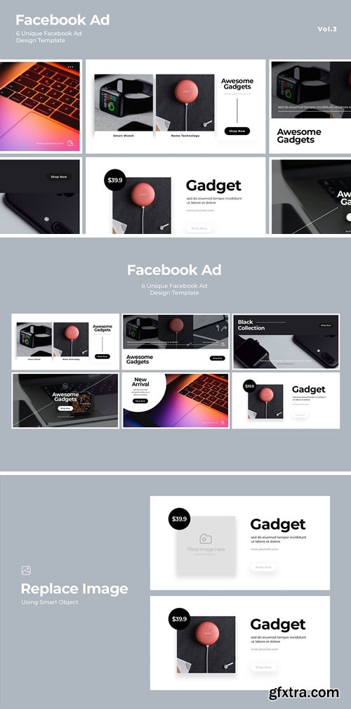 Facebook Ad Template Vol.3