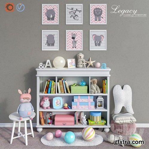 Legacy Classic furniture, accessories, decor and toys set 1