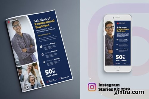 Business Marketing Flyer & Instagram Stories