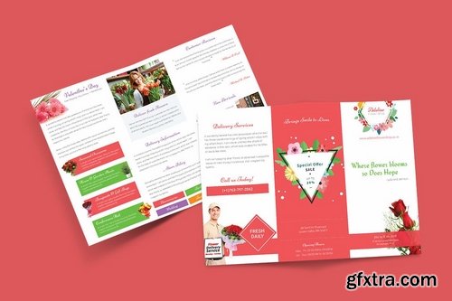 Flower Bouquet Shop - Bifold Brochure