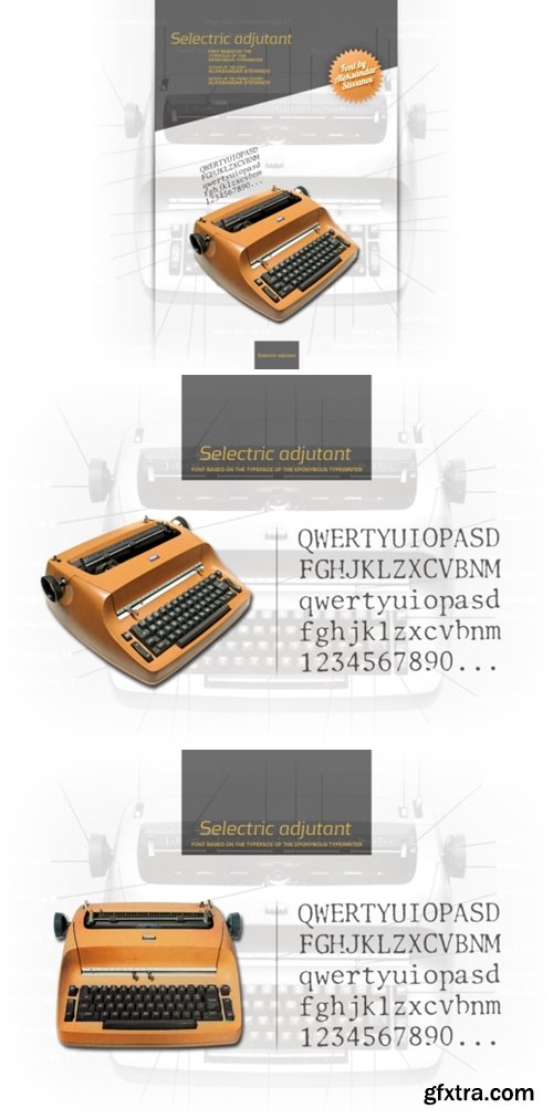 Selectric Adjutant Font