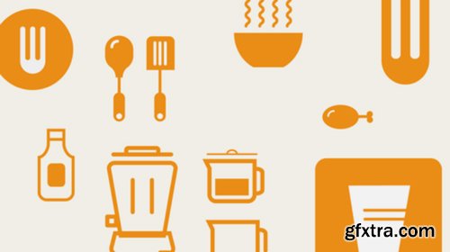 Designing Kitchen Icons in Adobe Illustrator