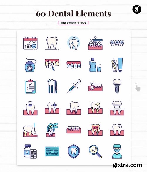 60 Dental clinic elements