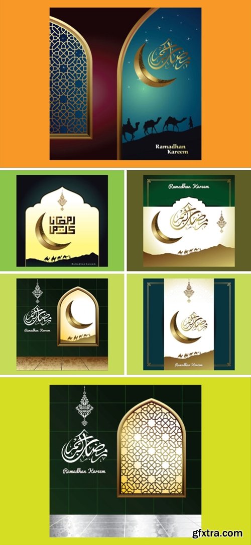 Stock Vector - Ramadan Kareem Greeting Card Design