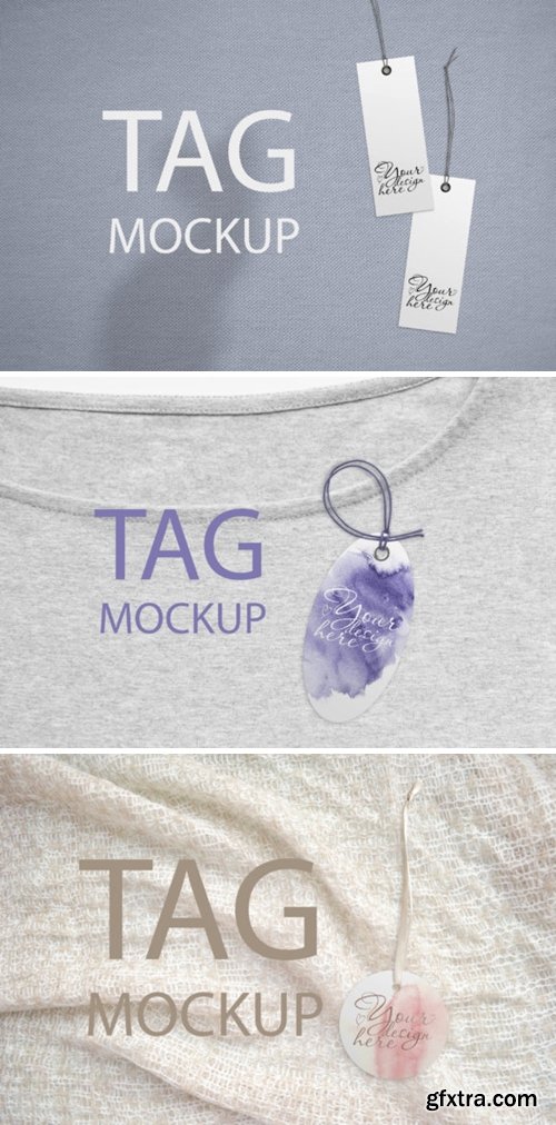 Round Tag Mockup