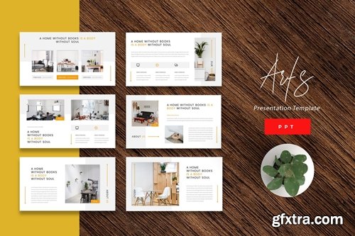 Arts - Interior Powerpoint, Keynote and Google Slides Templates