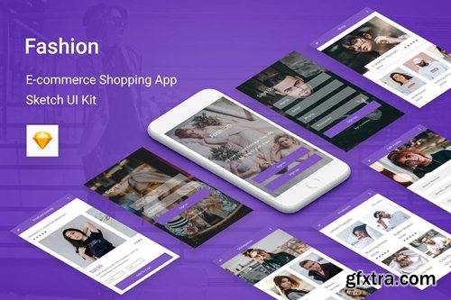 Fashion - Ecommerce Shopping App for Sketch