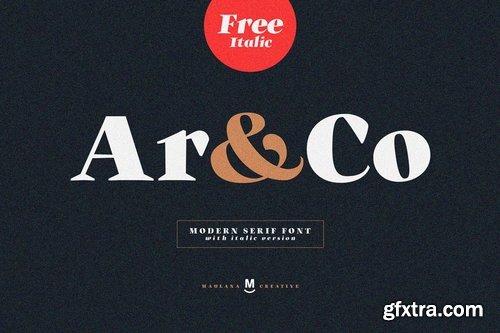 CM - Ar and Co Serif Font 3784560