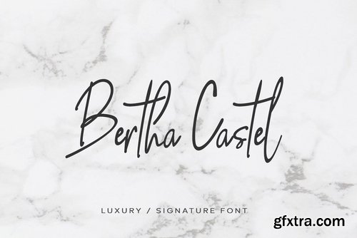 CM - Bertha Castel - Handmade Luxury Font 3788393