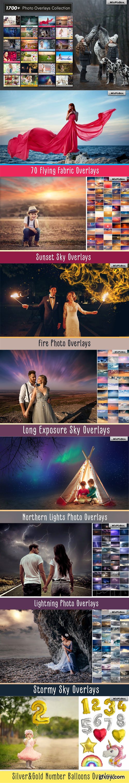 1700+ PHOTO OVERLAYS, LONG EXPOSURE, GLITTER, NUMBER BALLOONS, DIGITAL PAPERS + MORE!