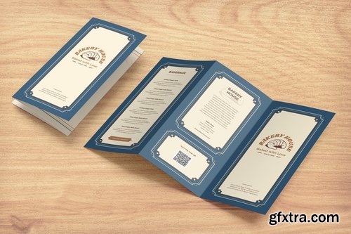 Food Menu Trifold Brochure