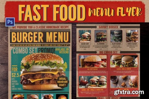 Fast Food Menu Flyer