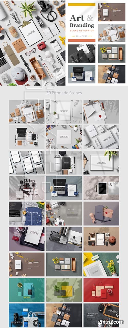 CreativeMarket - Art & Branding Scene Generator 3779040