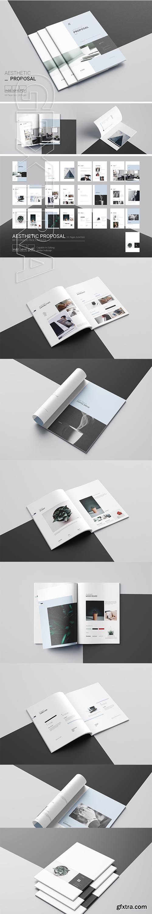 CreativeMarket - Aesthetic Proposal Template 3785799