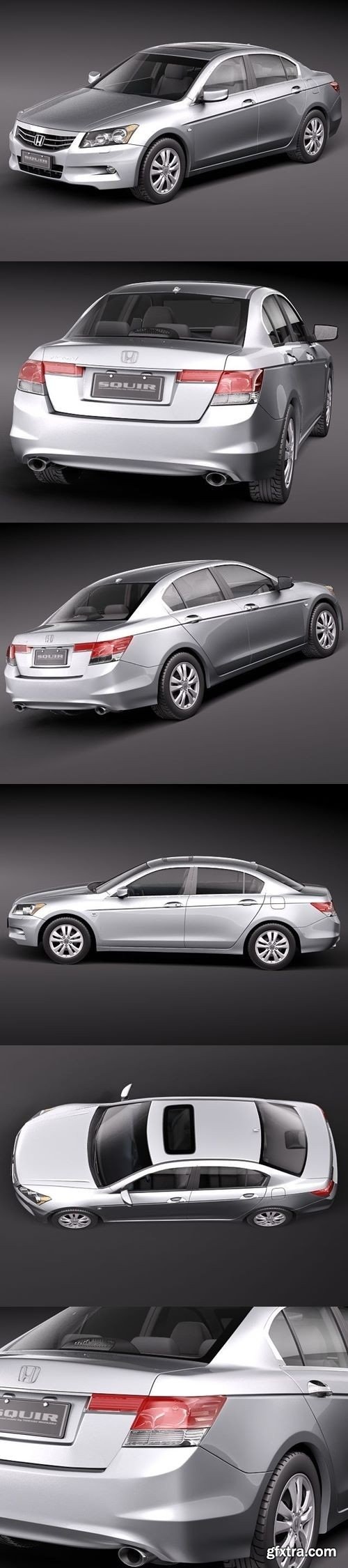 Honda Accord USA sedan 2011 3D Model
