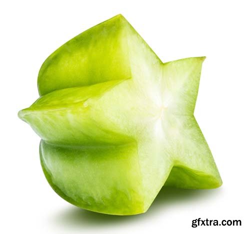 Carambola Starfruit Isolated - 5xJPGs