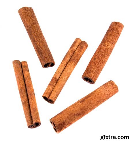 Cinnamon Sticks Isolated - 10xJPGs