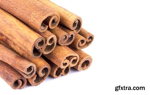 Cinnamon Sticks Isolated - 10xJPGs