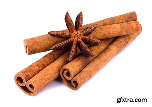 Cinnamon Sticks Isolated - 10xJPGs