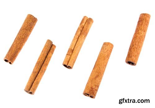 Cinnamon Sticks Isolated - 10xJPGs