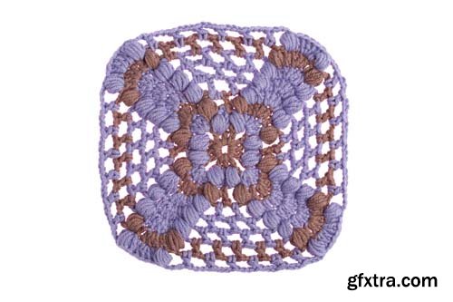 Crochet Handmade Decorative Napkin Isolated - 12xJPGs